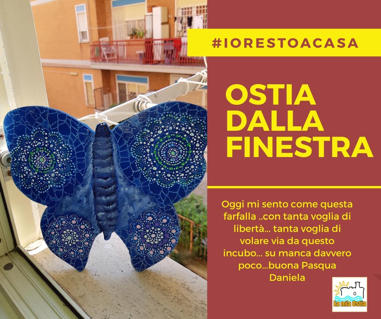 Ostia dalla finestra: mese di aprile